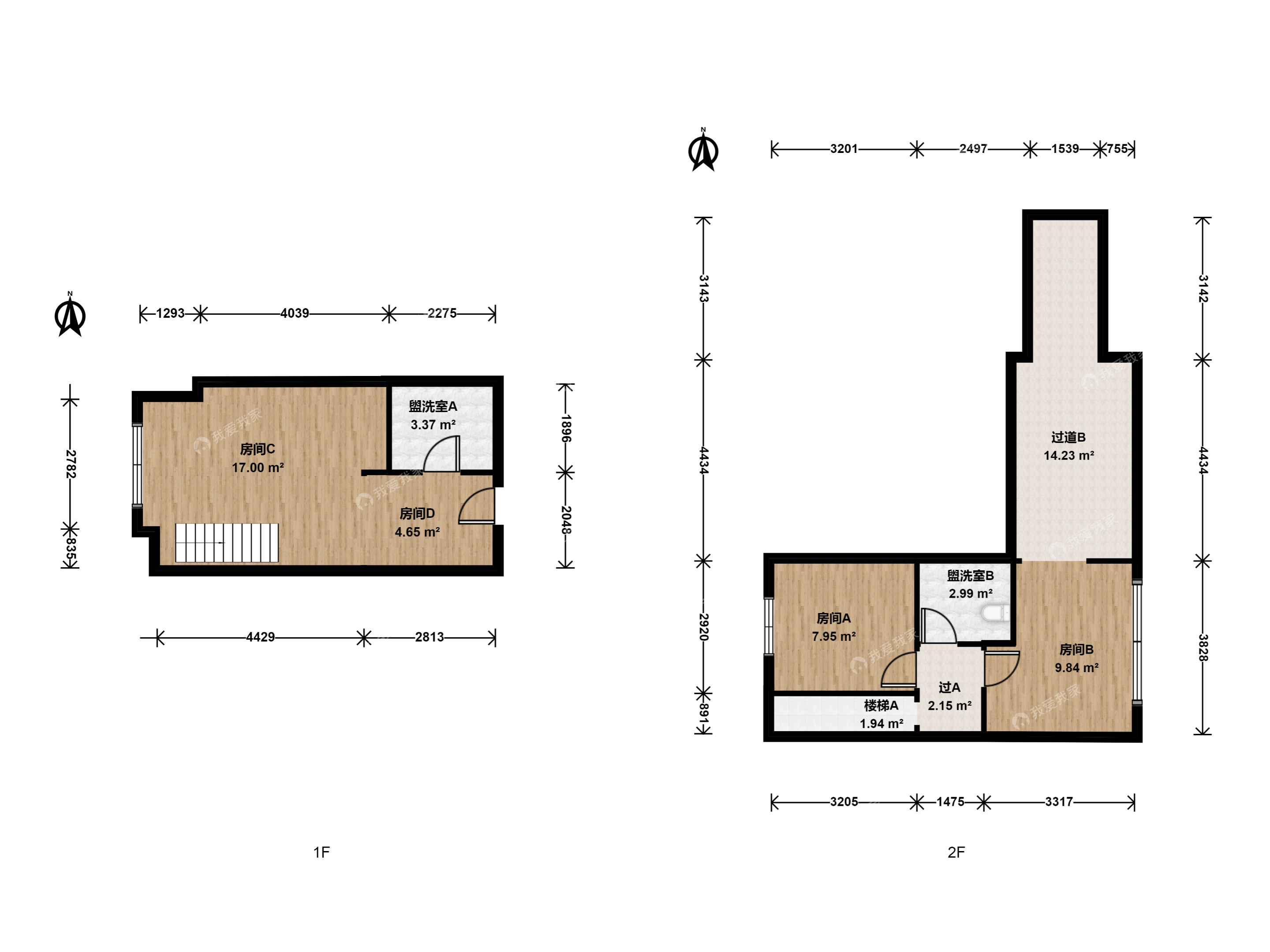 北京我爱我家旭辉26街区精装loft3室2卫