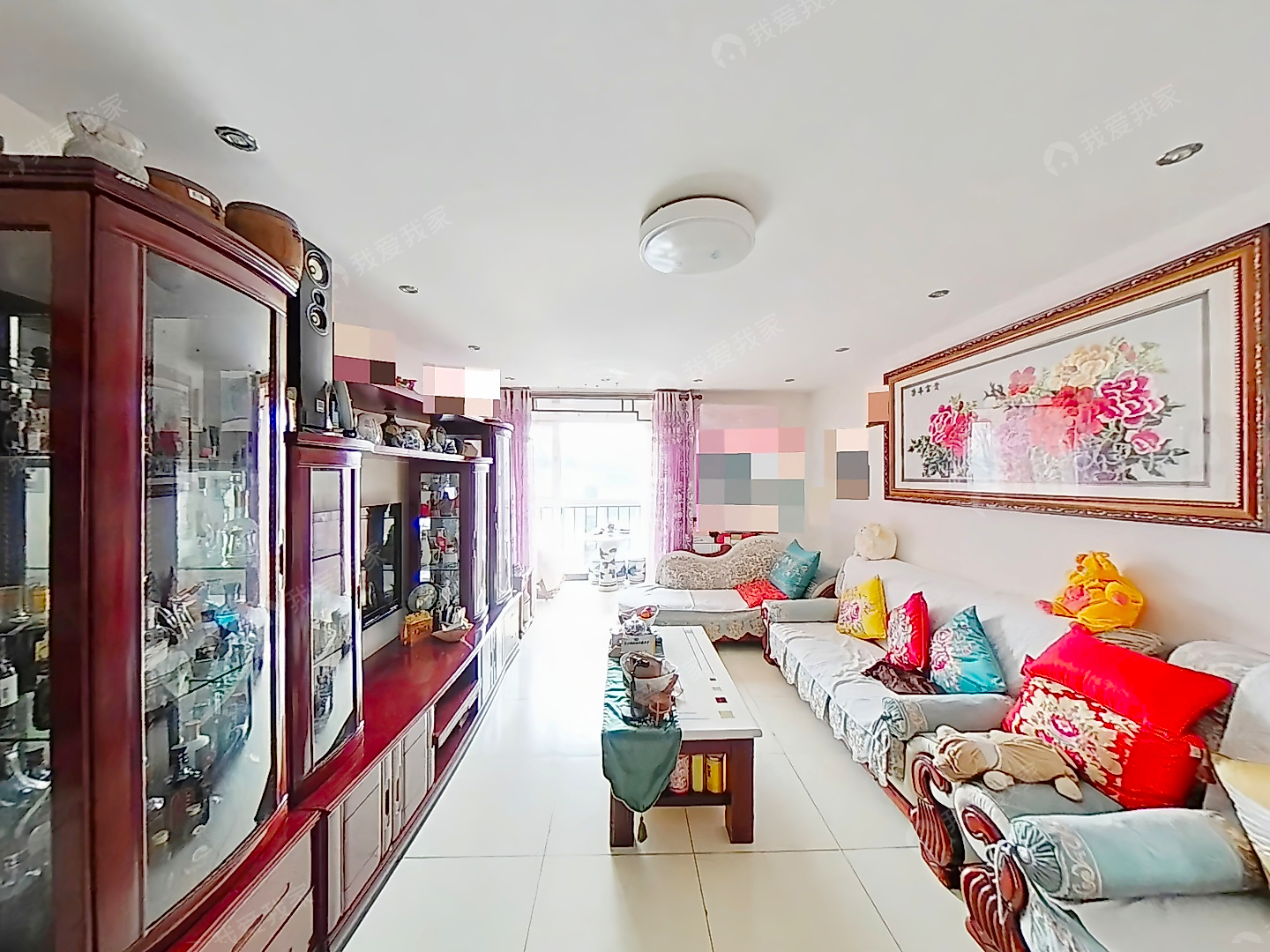 窦店腾龙家园一区2室2厅，顶层使用面积大，南北通透
