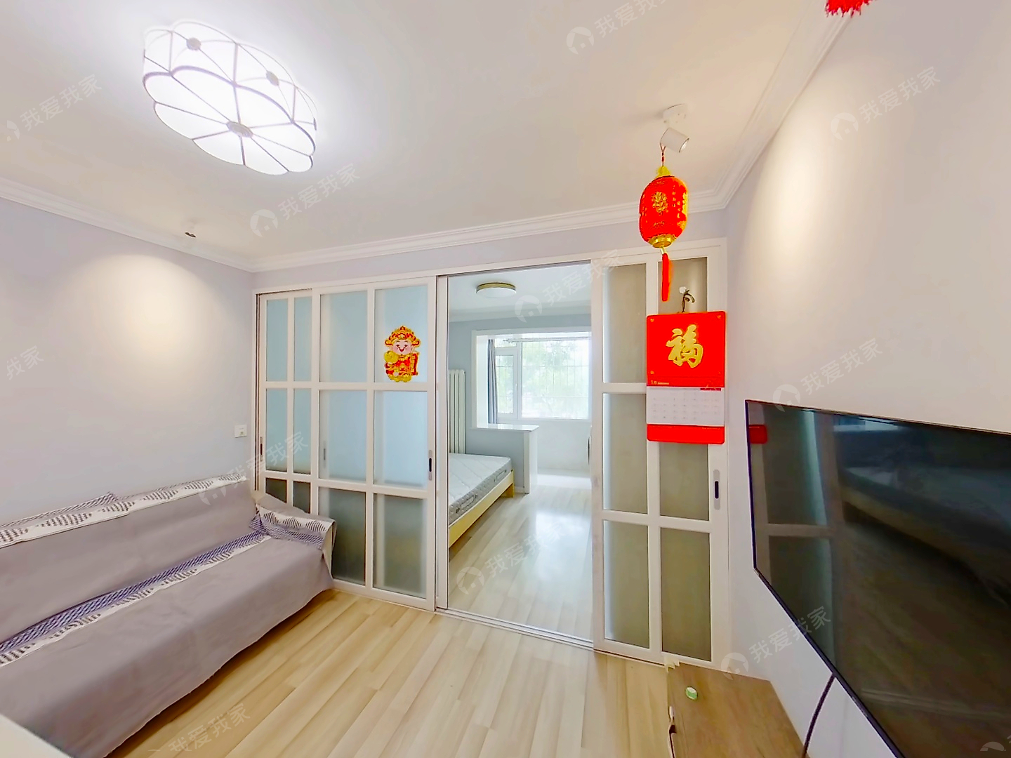 新上南北通透，全明格局两居室，精装修，低楼层上下方便