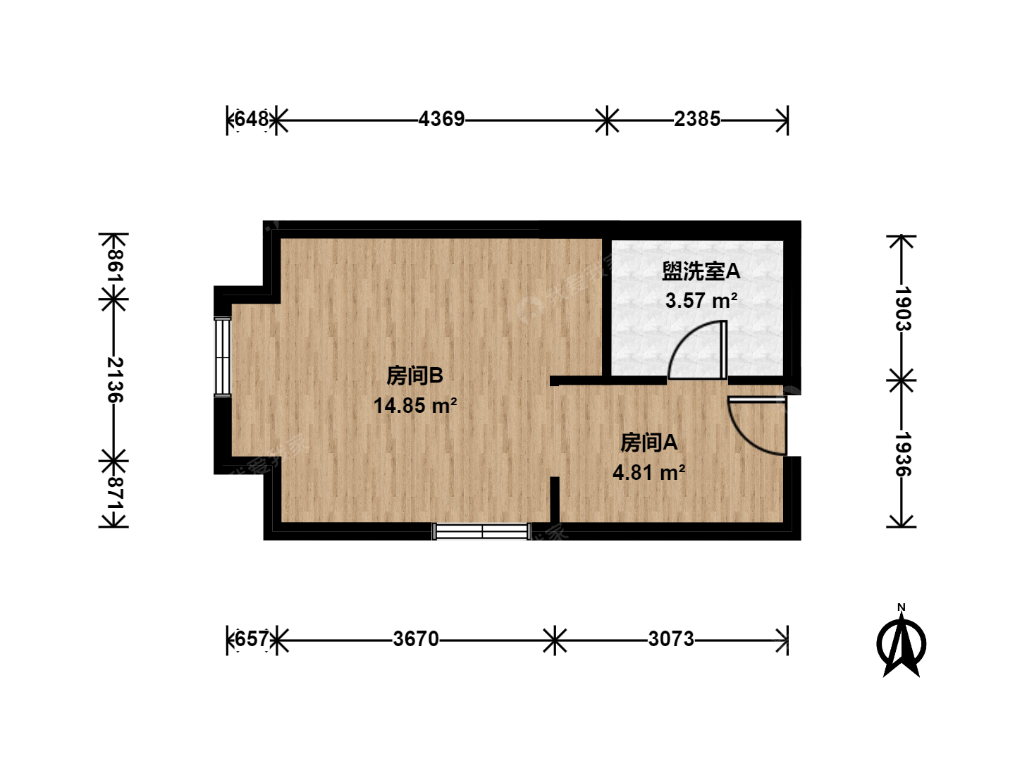 常营 · 常楹公元·自由派 · 1房间