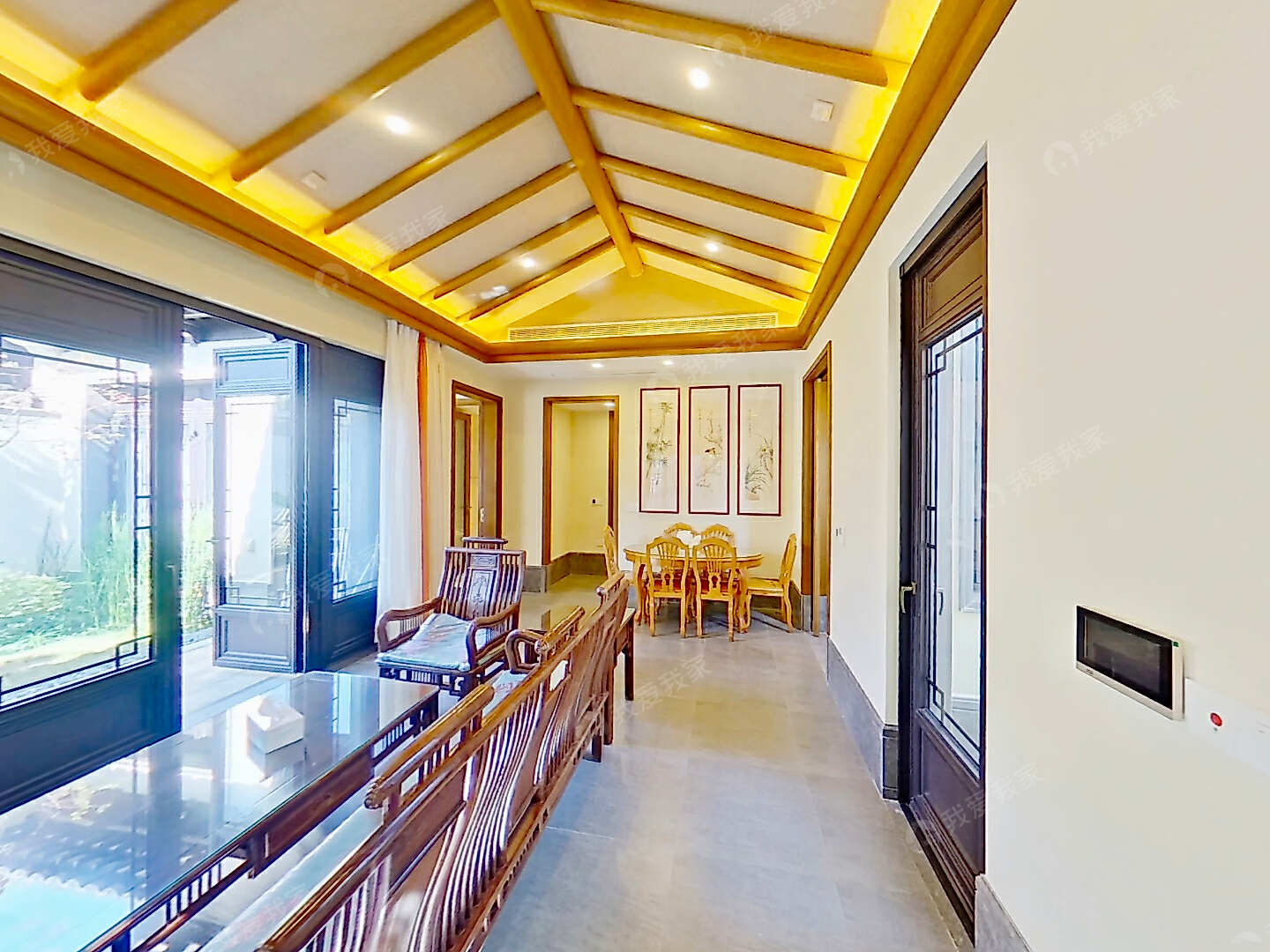 桃李春风二手房-绿城桃李春风合院 两居室 精装带家具家电拎包入住 带院子-杭州我爱我家二手房官网
