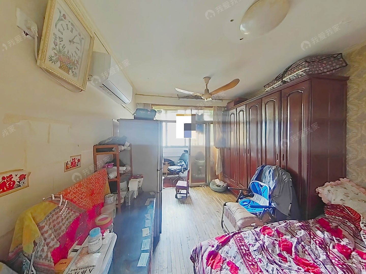 清流 ！边套全明一房一厅，正对大花园，非顶楼大阳台采光好
