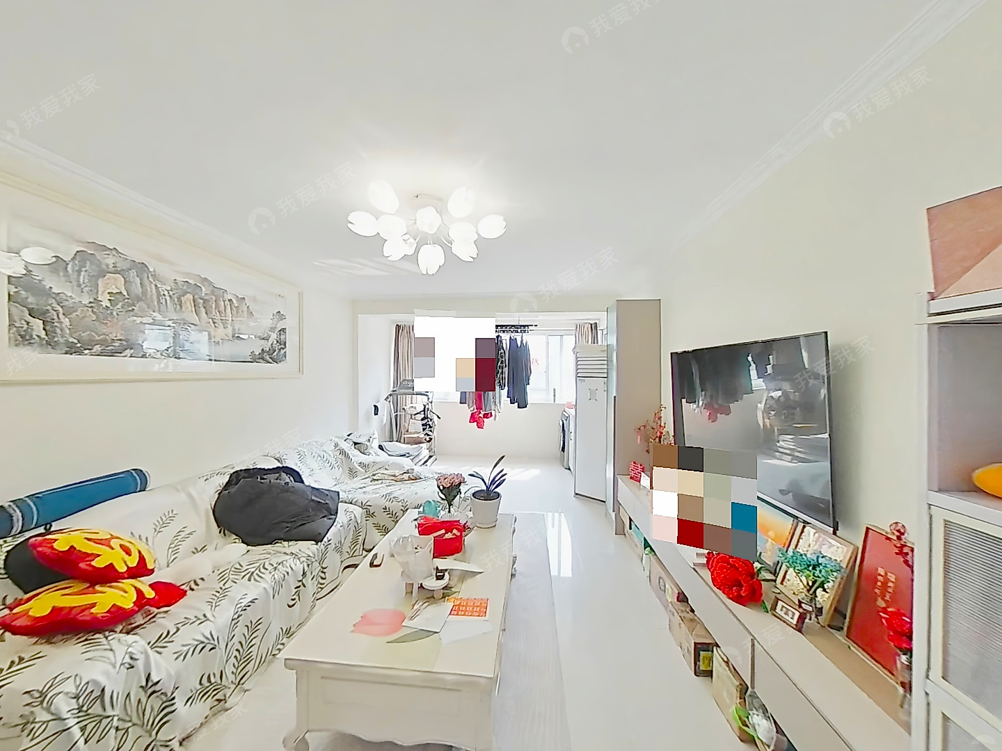 新上必看好房！南园公寓4楼复试带南北大露台！自住婚装拎包入住