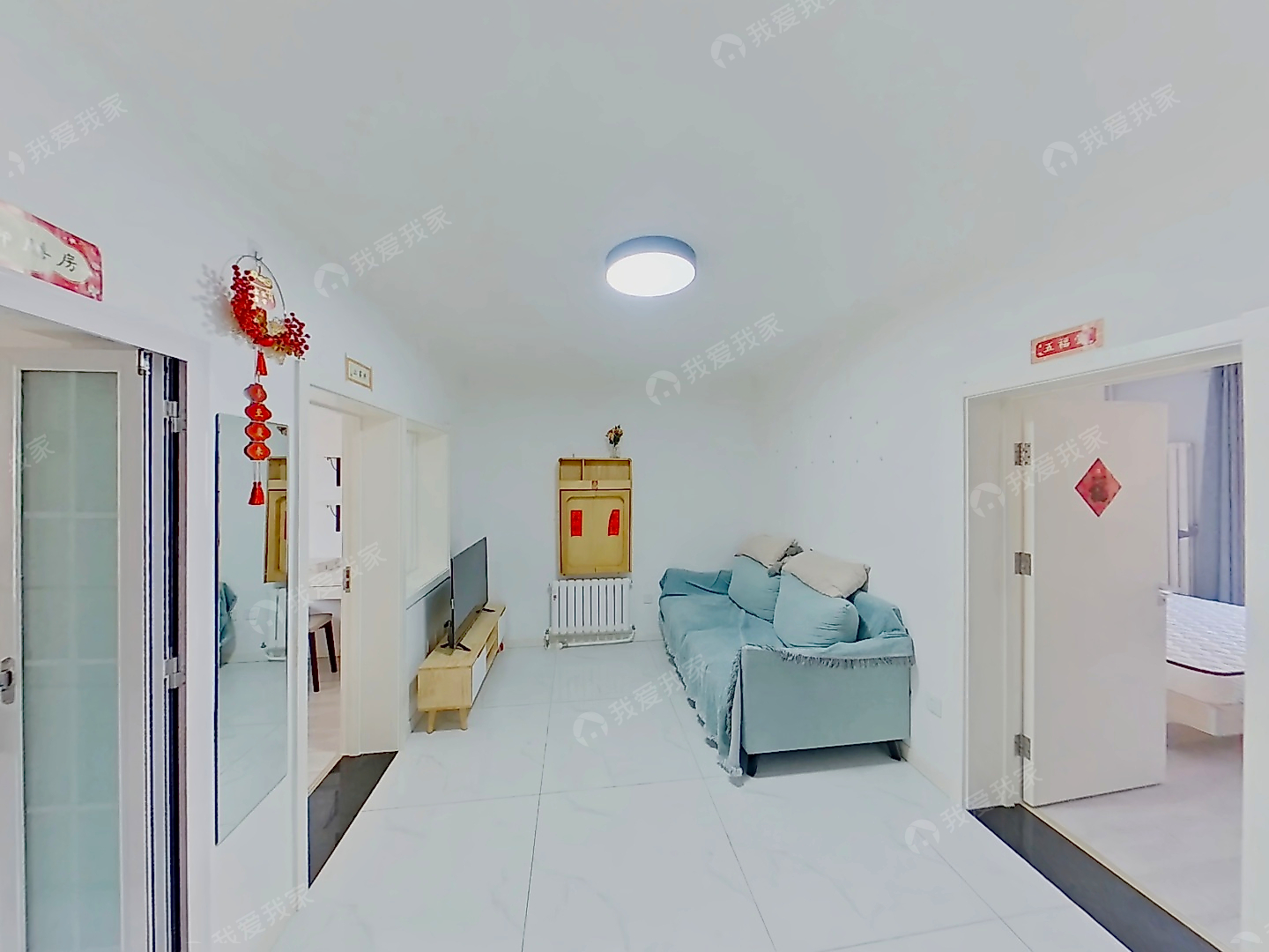 西四环，南北精装婚房，中间楼层