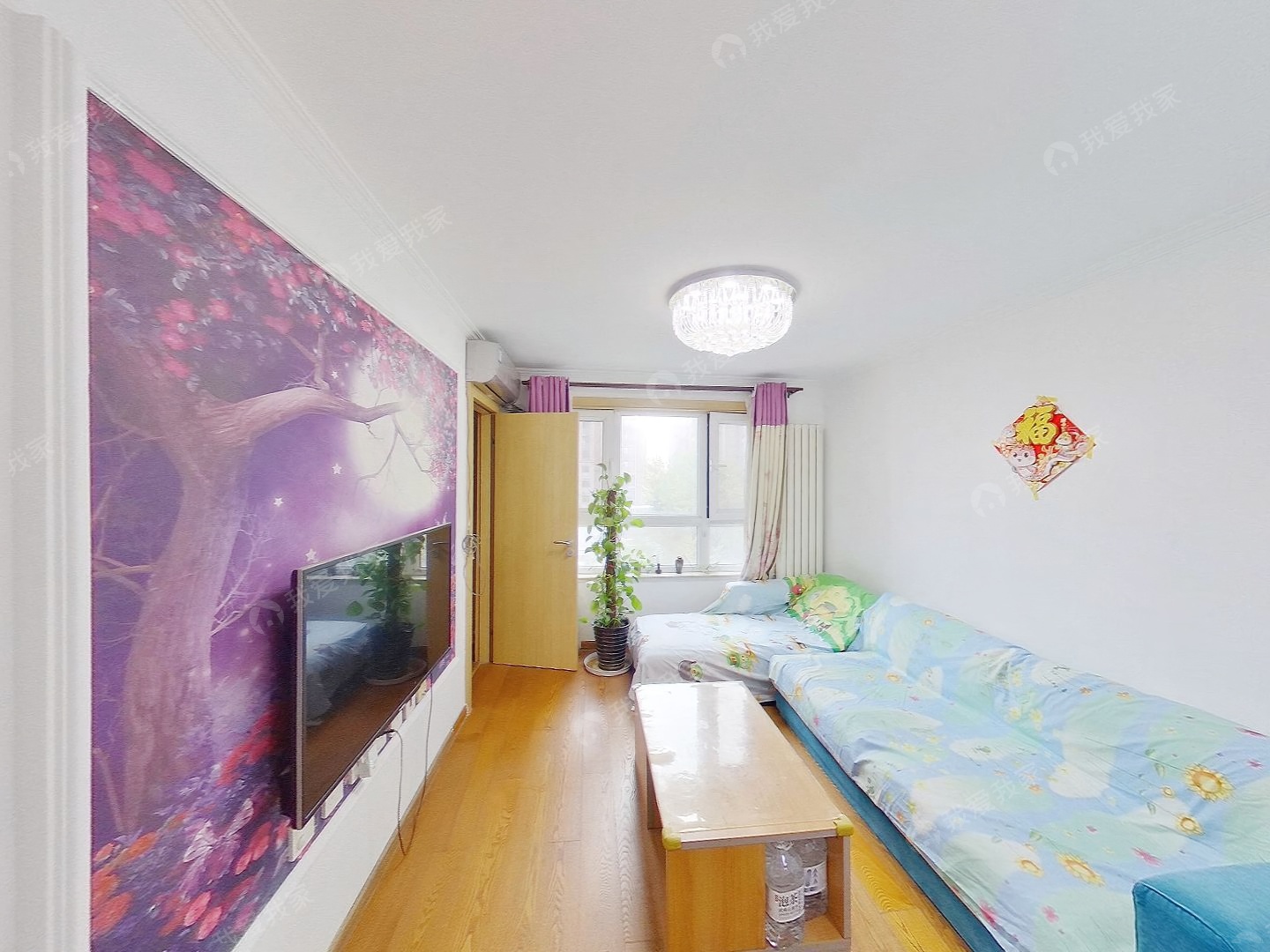 福润四季B区二手房-首付40左右 两居带电梯,落地窗 有产权车位,下楼即到-北京我爱我家二手房官网