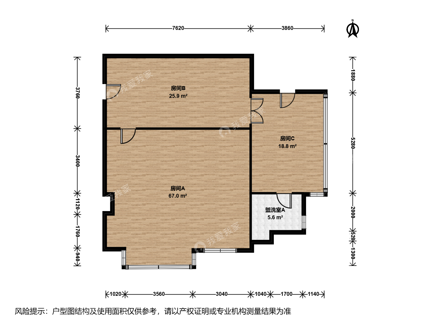 整租·德胜门·华龙大厦·2房间