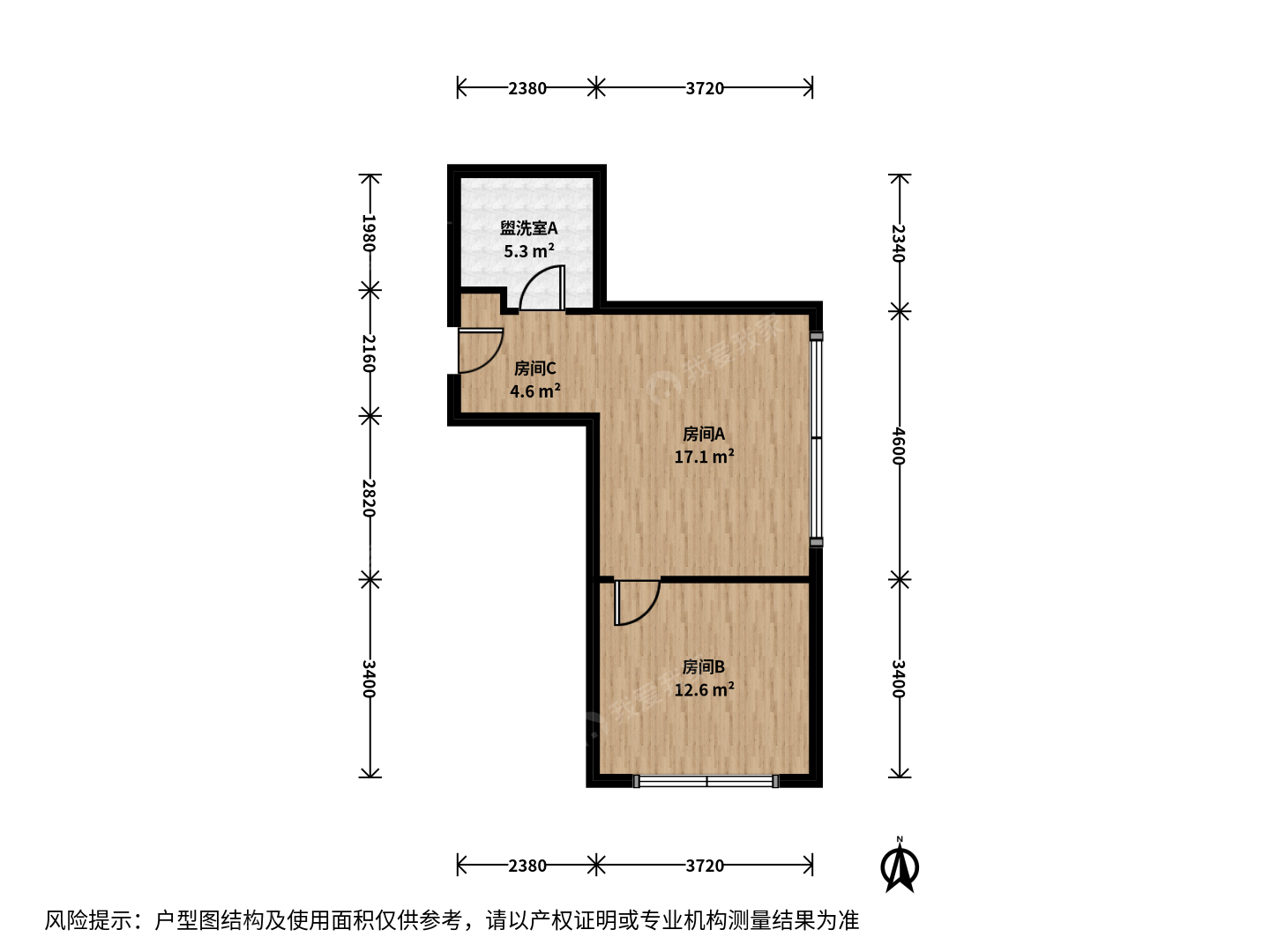 石佛营·润枫嘉尚·1房间