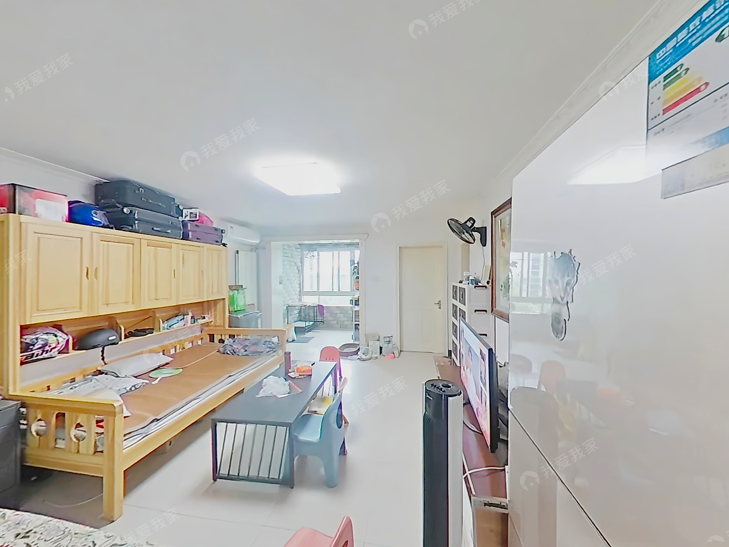 南北通透两居 业主自住精装 钻石二层 小区中间 业主诚意出售
