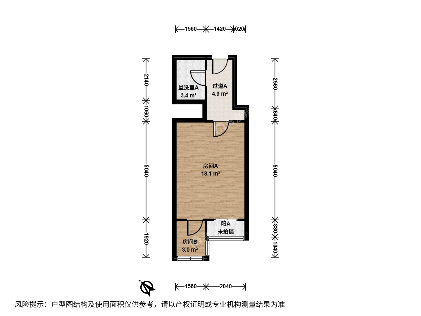 整租·酒仙桥·丽都东镇·1房间