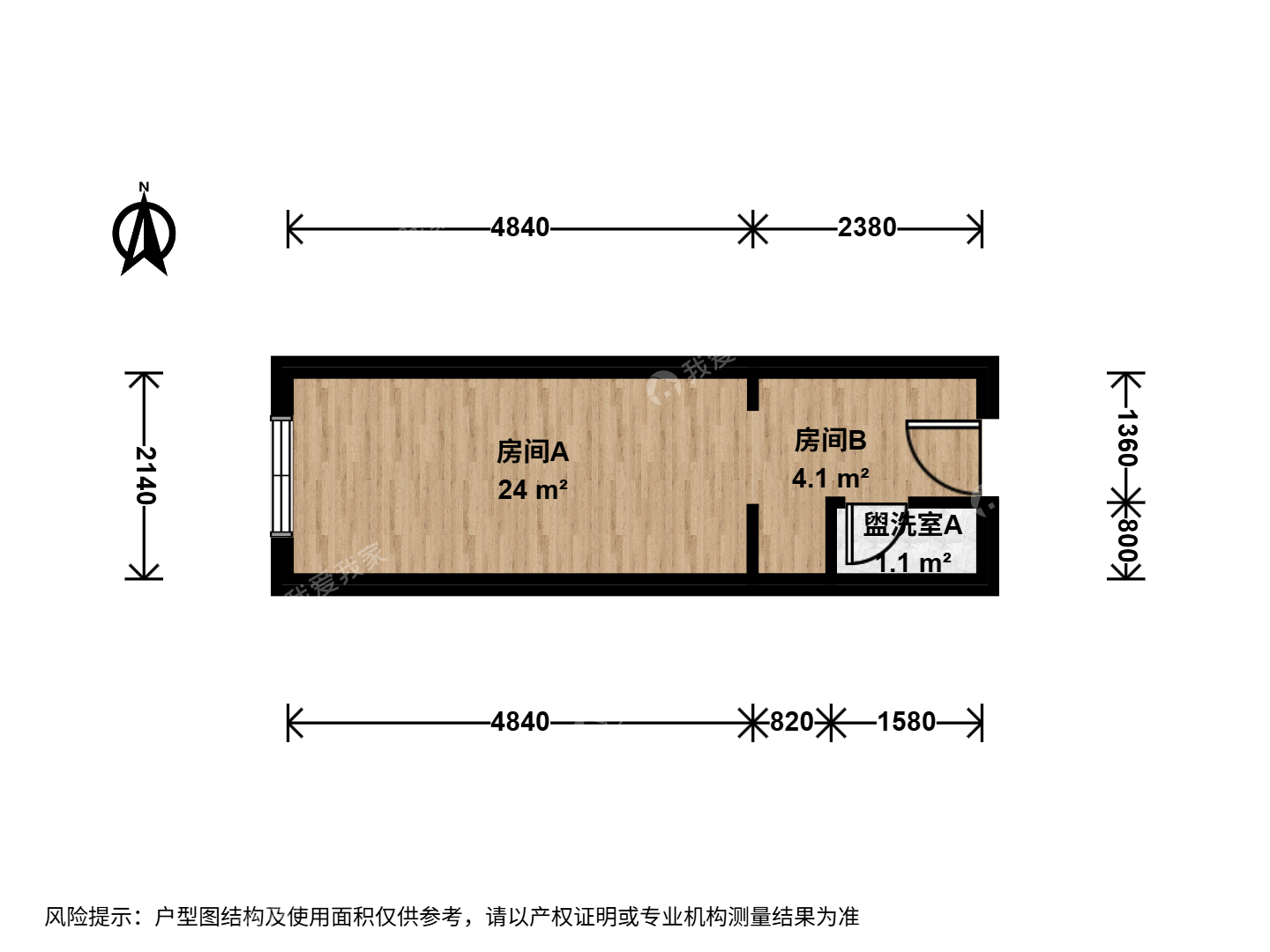 整租·广渠门·本家润园·1房间