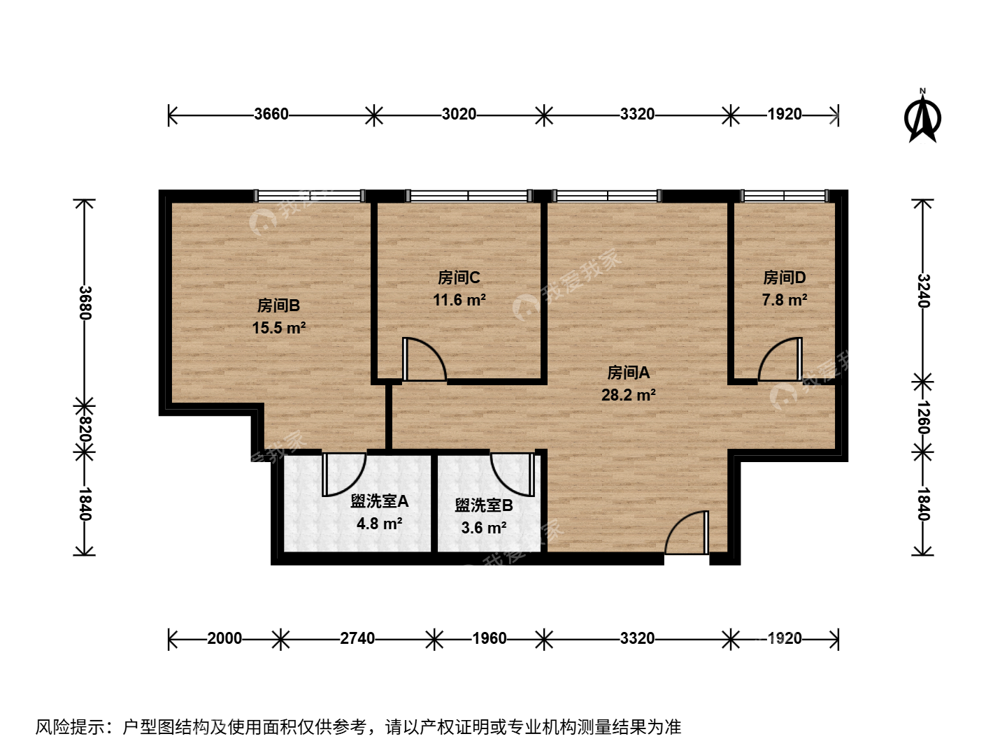 亦庄开发区·林肯时代·2房间