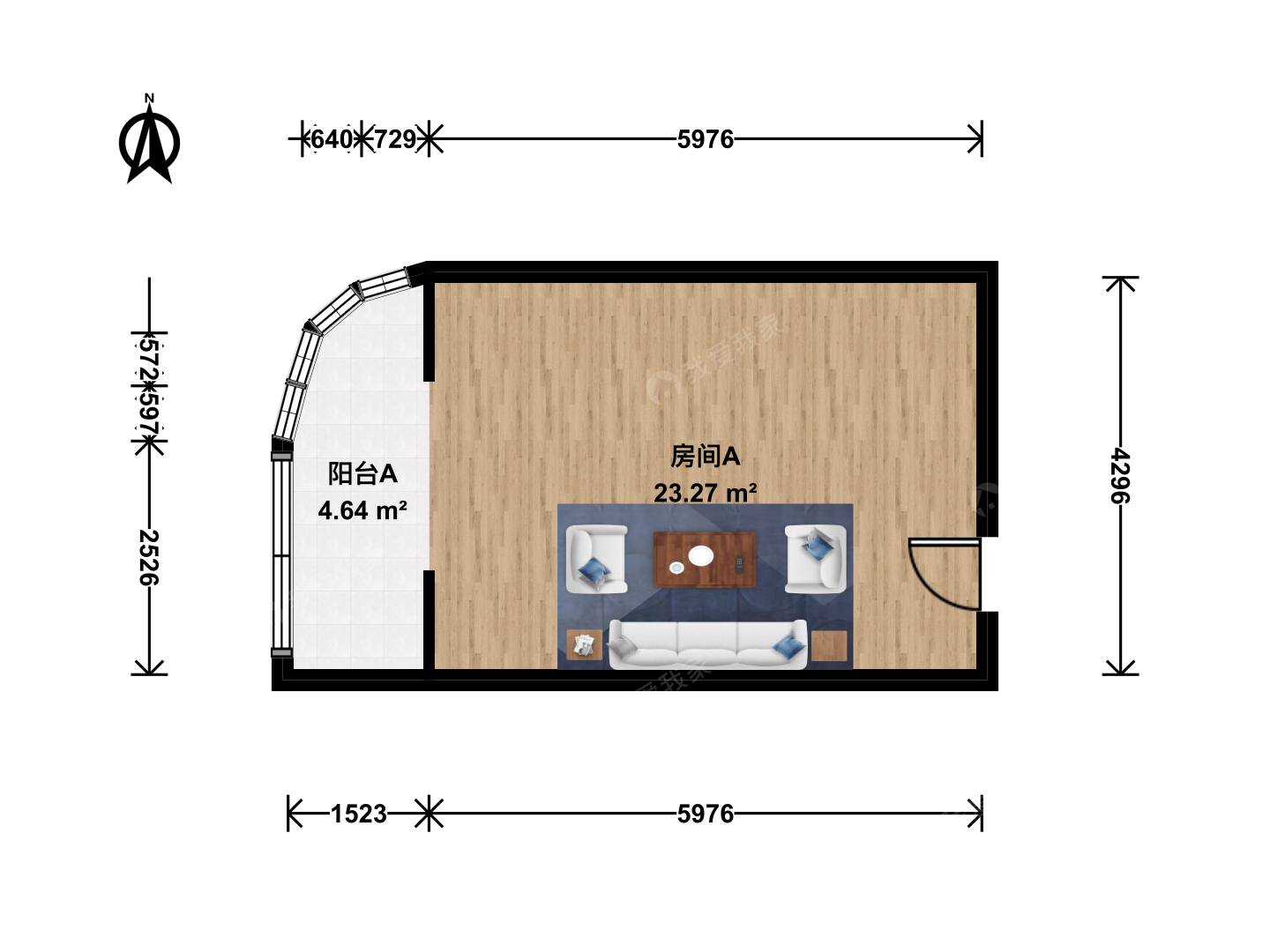 整租·官园·成铭大厦·0房间
