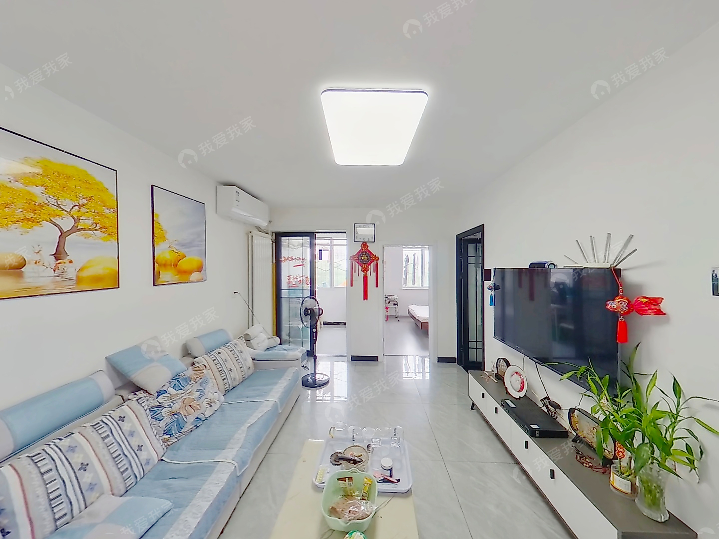 晓月苑二里·南北两居，明卫精装，大客厅双阳台，地铁16号线