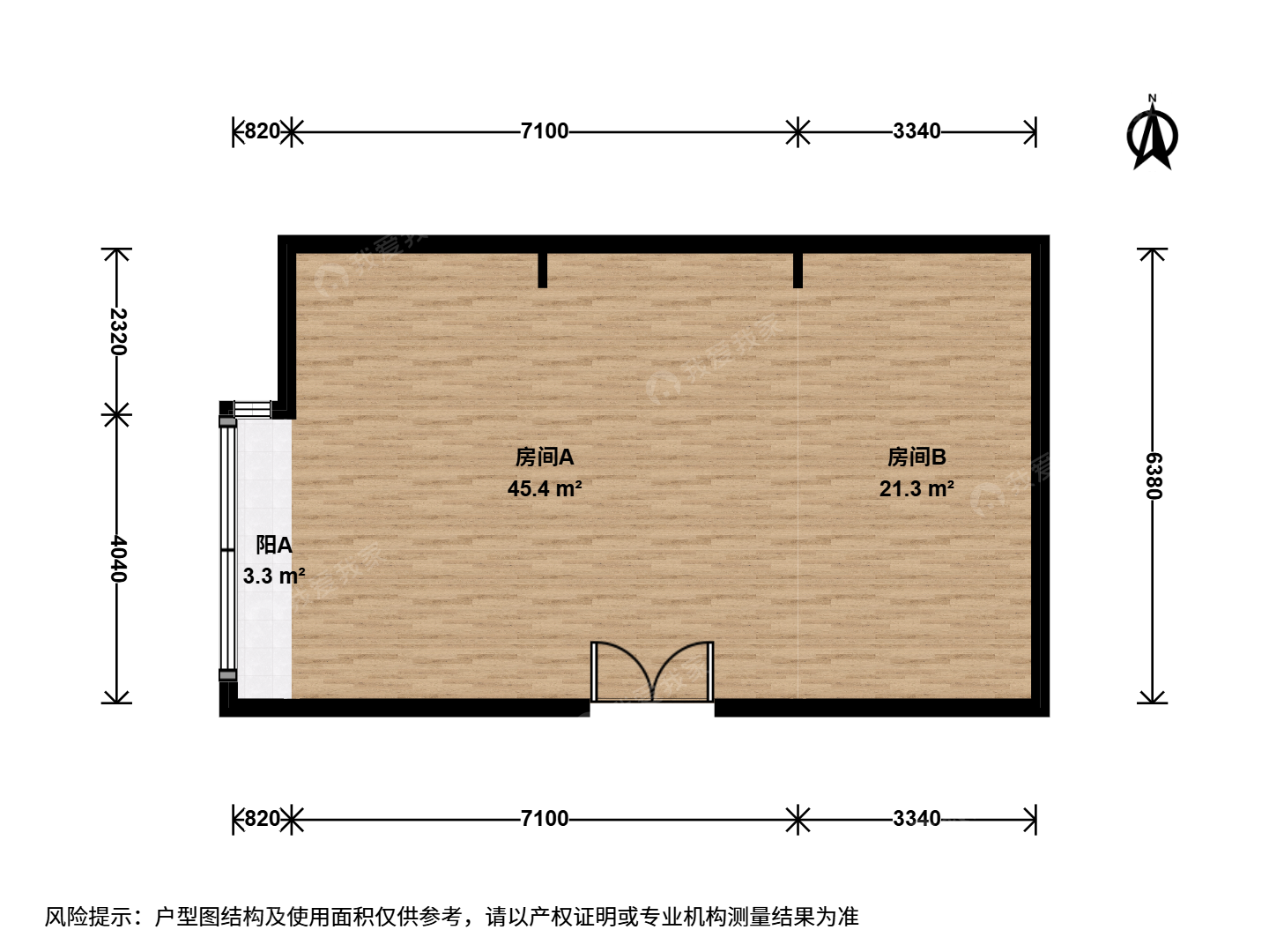 良乡·绿地诺亚方舟卓秀北街8号院·1房间