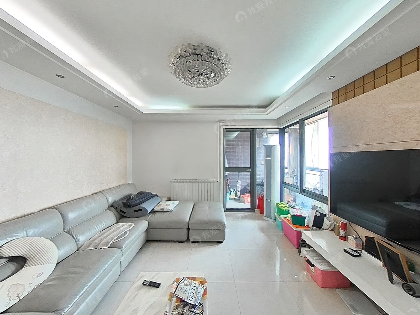 南京我爱我家含车位亚东城东跃层三室两卫带阳光房露台 自住墙暖